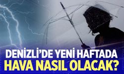 Denizli'de yeni haftada hava nasıl olacak?