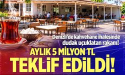 Denizli’de kahvehane ihalesinde dudak uçuklatan rakam! Aylık 5 milyon TL teklif edildi
