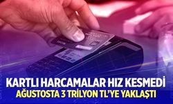 Kartlı harcamalar hız kesmedi: Ağustosta 3 trilyon TL’ye yaklaştı