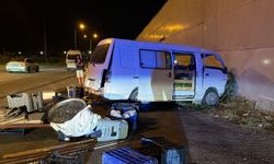 Panelvan kontrolden çıktı: 1 yaralı
