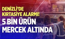 Denizli’de kırtasiye rafları tek tek denetleniyor