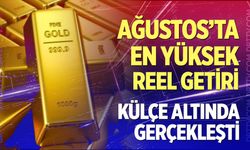Aylık en yüksek reel getiri külçe altında oldu