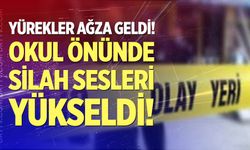 Manisa'da okul önünde silah sesleri yükseldi