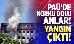 PAÜ'de yangın paniği!
