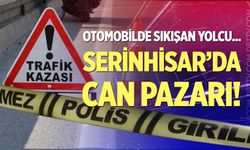 Domates yüklü tır ile otomobil çarpıştı