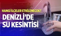 Denizli'de su kesintisi – 8 Eylül 2026