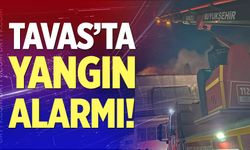 Tavas'ta yangın alarmı