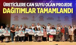 Üreticilere can suyu olan projede dağıtımlar tamamlandı