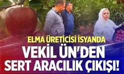 Elma üreticisi isyanda! Vekil Ün'den sert aracılık çıkışı