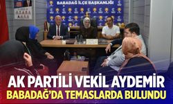 AK Partili vekil Aydemir Babadağ'da temaslarda bulundu