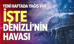 Yeni haftada yağış var: İşte Denizli’nin havası
