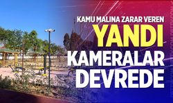 Sarayköy’de kamu malına zarar veren yandı