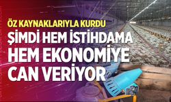 Denizli’nin Bekilli İlçesi’nde kurulan tesis hem ekonomiye hem istihdama can veriyor