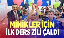 Minikler için ilk ders zili çaldı