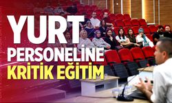 Yurt personeline kritik eğitim