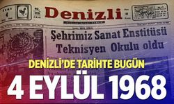 Denizli’de Tarihte Bugün – 4 Ekim 1968