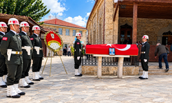 Emekli Astsubay askeri tören ile son yolculuğuna uğurlandı
