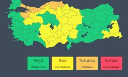 Bugün yağışlara karşı 10 için turuncu kodlu uyarı yapıldı