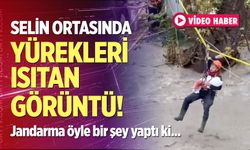 Selin ortasında yürekleri ısıtan görüntü!