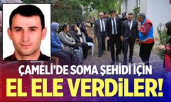 Çameli'de Soma Şehidi için el ele verdiler