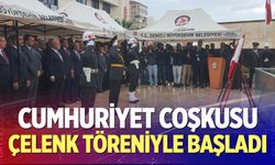 Denizli’de Cumhuriyet coşkusu çelenk töreniyle başladı