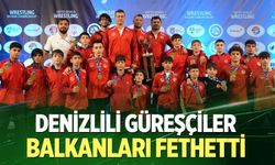 Denizlili Güreşçiler Balkanları Fethetti