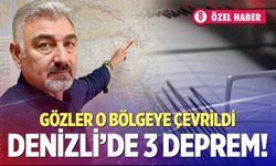 Denizli’de sabah peş peşe 3 deprem! Prof. Dr. Ali Kaya açıkladı