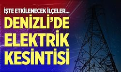 Denizli elektrik kesintisi – 19 Ekim 2026