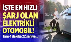 İşte en hızlı şarj olan elektrikli otomobil!