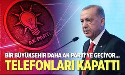 Bir büyükşehir daha AK Parti'ye geçiyor...