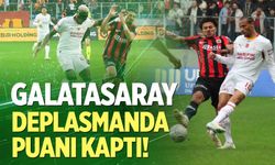 Galatasaray deplasmanda puanı kaptı!