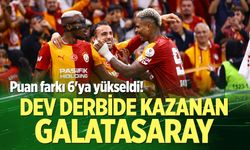 Puan farkı 6'ya yükseldi! Dev derbide kazanan Galatasaray