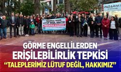 Denizli’de Görme Engellilerden Erişilebilirlik Tepkisi