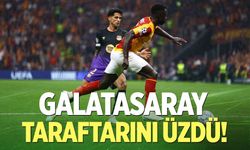 Galatasaray taraftarını üzdü!
