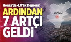 Honaz’da 4.0’lık Deprem! Ardından 7 Artçı Geldi