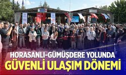 Horasanlı-Gümüşdere yolunda güvenli ulaşım dönemi
