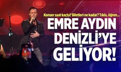 Emre Aydın Denizli konseri ne zaman? Konser biletleri ne kadar?