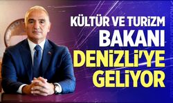 Kültür Ve Turizm Bakanı Denizli'ye Geliyor