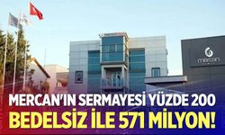 Mercan'ın Sermayesi Yüzde 200 Bedelsiz İle 571 Milyon!