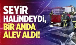 Seyir Halindeydi, Bir Anda Alev Aldı!