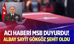 Askeri araç kazasında Albay Sayit Gökgöz şehit oldu