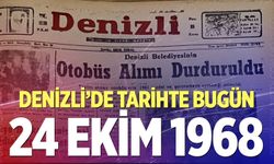 Denizli’de Tarihte Bugün – 24 Ekim 1968