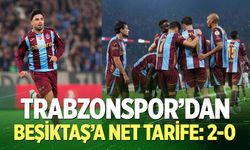 Trabzonspor’dan Beşiktaş’a Net Tarife: 2-0