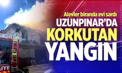 Denizli’de korkutan yangın