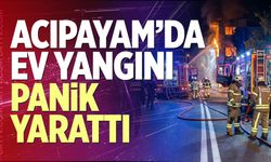 Acıpayam’da Ev Yangını Panik Yarattı
