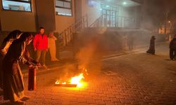 Denizli'de Öğrencilere Uygulamalı Yangın Eğitimi