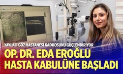 Yaylalı Göz Hastanesi Kadrosunu Güçlendiriyor: Op. Dr. Eda Eroğlu Hasta Kabulüne Başladı