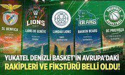 Yukatel Denizli Basket’in Avrupa’daki Rakipleri ve Fikstürü Belli Oldu!