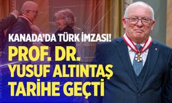 Denizlili bilim insanı Prof. Dr. Yusuf Altıntaş Kanada’nın en saygın nişanlarından birini aldı
