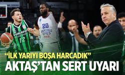 Zafer Aktaş; “İlk yarıyı boşa harcadık”